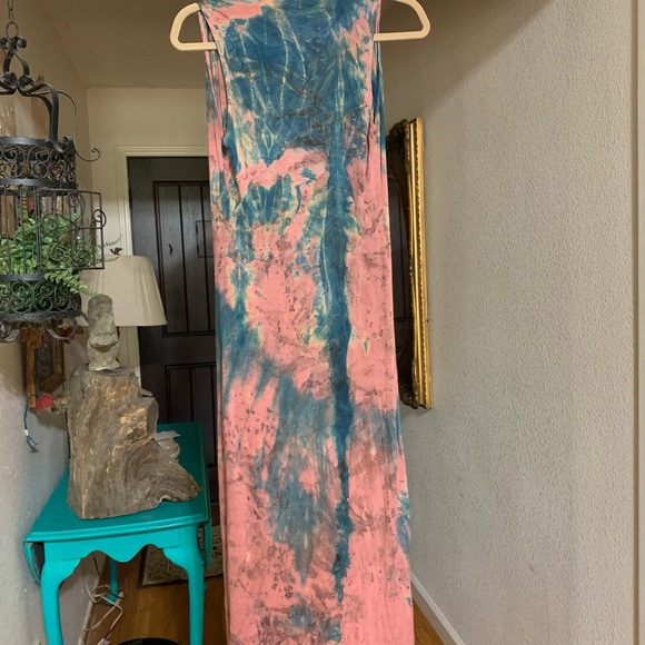 Hippie chic tye dye stretch knit duster - Picture 5 of 5